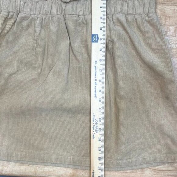 Copper Key Tan Corduroy Mini Skirt Size XL - Picture 5 of 8